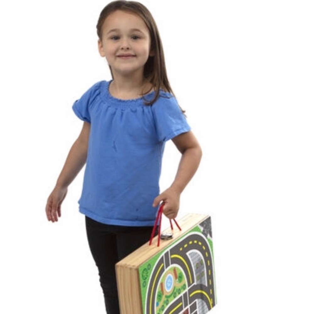 Melissa & Doug take along railroad wooden toy - Picture 2 of 5